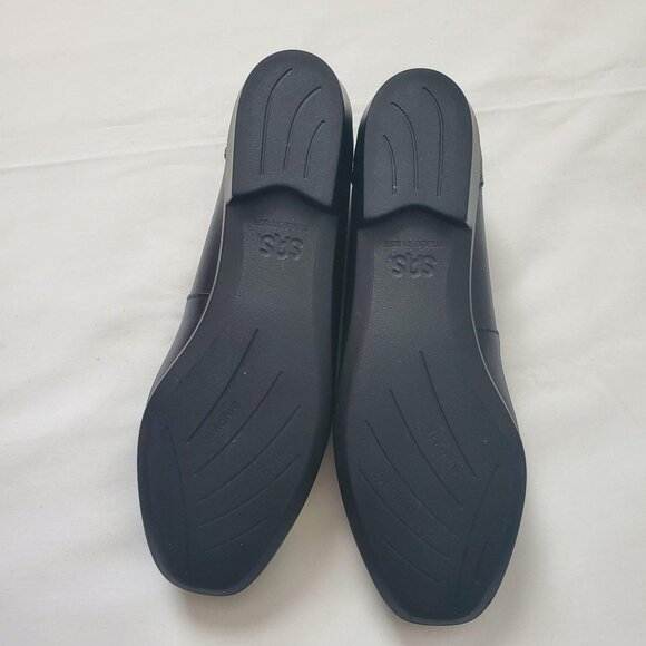 SAS Women's Penny J Comfort Footbed Slip-On Moccasin Penny Loafer Black Size 9½N - Picture 14 of 16